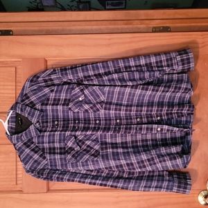 NorthCrest Mens Flannel Long Sleeve Top